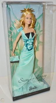 Mattel - Barbie - Dolls of the World - Landmark - Statue Of Liberty - Doll